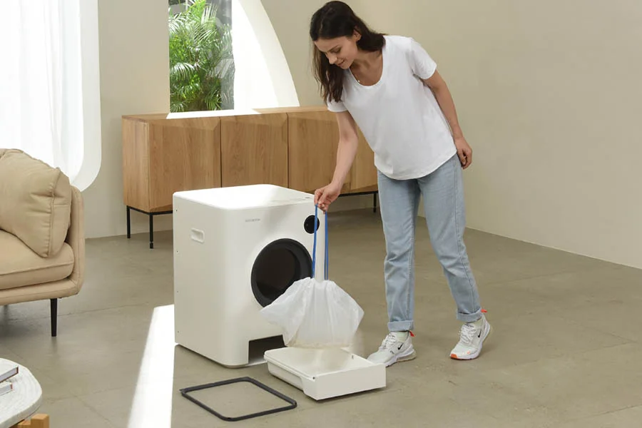 easy to clean litter box