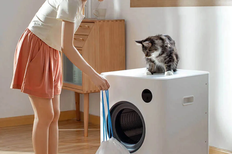 easy to clean litter box